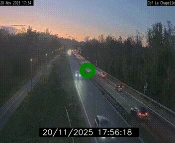 <h2>Webcam sur le périphérique de Nantes (N844) à hauteur de Porte de la Chapelle, au nord de la ville</h2>