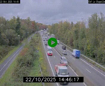 <h2>Webcam sur le périphérique de Nantes (N844) à hauteur de Porte de la Chapelle, au nord de la ville</h2>