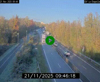 <h2>Webcam sur le périphérique de Nantes (N844) à hauteur de Porte de la Chapelle, au nord de la ville</h2>