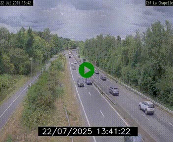 <h2>Webcam sur le périphérique de Nantes (N844) à hauteur de Porte de la Chapelle, au nord de la ville</h2>