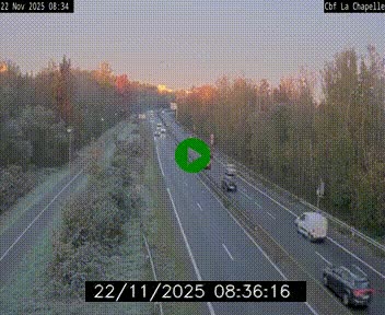 <h2>Webcam sur le périphérique de Nantes (N844) à hauteur de Porte de la Chapelle, au nord de la ville</h2>