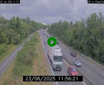 <h2>Webcam sur le périphérique de Nantes (N844) à hauteur de Porte de la Chapelle, au nord de la ville</h2>