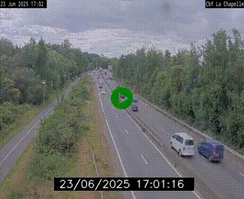 <h2>Webcam sur le périphérique de Nantes (N844) à hauteur de Porte de la Chapelle, au nord de la ville</h2>