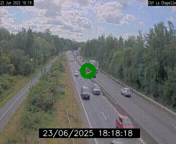 <h2>Webcam sur le périphérique de Nantes (N844) à hauteur de Porte de la Chapelle, au nord de la ville</h2>