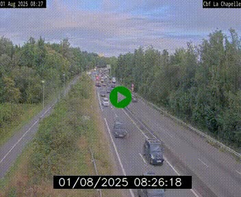 <h2>Webcam sur le périphérique de Nantes (N844) à hauteur de Porte de la Chapelle, au nord de la ville</h2>