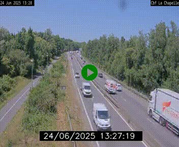 <h2>Webcam sur le périphérique de Nantes (N844) à hauteur de Porte de la Chapelle, au nord de la ville</h2>