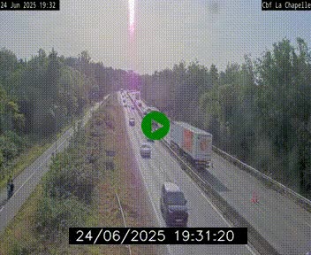<h2>Webcam sur le périphérique de Nantes (N844) à hauteur de Porte de la Chapelle, au nord de la ville</h2>