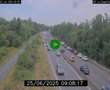 <h2>Webcam sur le périphérique de Nantes (N844) à hauteur de Porte de la Chapelle, au nord de la ville</h2>