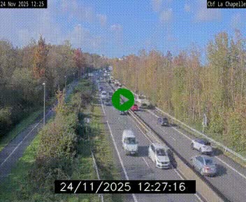 <h2>Webcam sur le périphérique de Nantes (N844) à hauteur de Porte de la Chapelle, au nord de la ville</h2>
