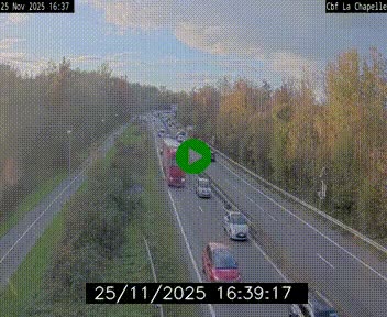 <h2>Webcam sur le périphérique de Nantes (N844) à hauteur de Porte de la Chapelle, au nord de la ville</h2>