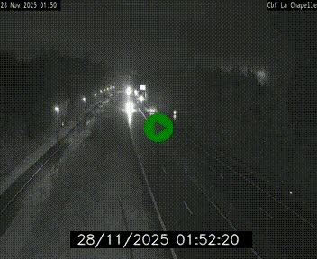 Webcam sur le périphérique de Nantes (N844) à hauteur de Porte de la Chapelle, au nord de la ville