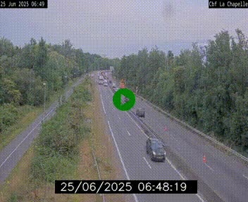 <h2>Webcam sur le périphérique de Nantes (N844) à hauteur de Porte de la Chapelle, au nord de la ville</h2>