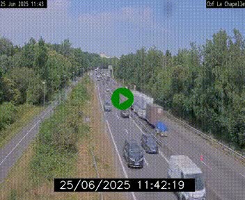 <h2>Webcam sur le périphérique de Nantes (N844) à hauteur de Porte de la Chapelle, au nord de la ville</h2>