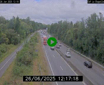 <h2>Webcam sur le périphérique de Nantes (N844) à hauteur de Porte de la Chapelle, au nord de la ville</h2>