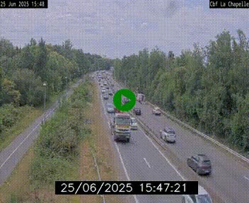 <h2>Webcam sur le périphérique de Nantes (N844) à hauteur de Porte de la Chapelle, au nord de la ville</h2>