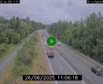 <h2>Webcam sur le périphérique de Nantes (N844) à hauteur de Porte de la Chapelle, au nord de la ville</h2>