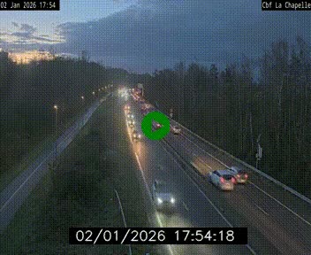 Webcam sur le périphérique de Nantes (N844) à hauteur de Porte de la Chapelle, au nord de la ville