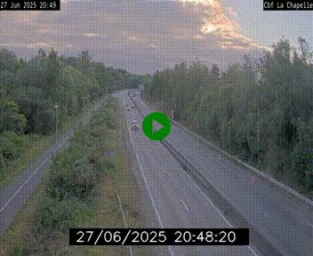 <h2>Webcam sur le périphérique de Nantes (N844) à hauteur de Porte de la Chapelle, au nord de la ville</h2>