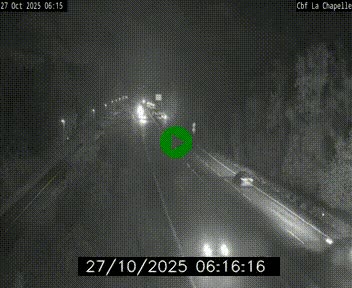 Webcam sur le périphérique de Nantes (N844) à hauteur de Porte de la Chapelle, au nord de la ville
