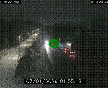 Webcam sur le périphérique de Nantes (N844) à hauteur de Porte de la Chapelle, au nord de la ville