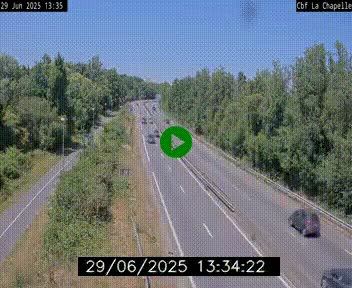 <h2>Webcam sur le périphérique de Nantes (N844) à hauteur de Porte de la Chapelle, au nord de la ville</h2>