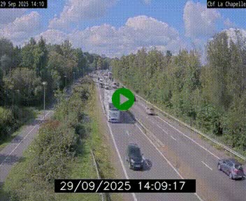 <h2>Webcam sur le périphérique de Nantes (N844) à hauteur de Porte de la Chapelle, au nord de la ville</h2>