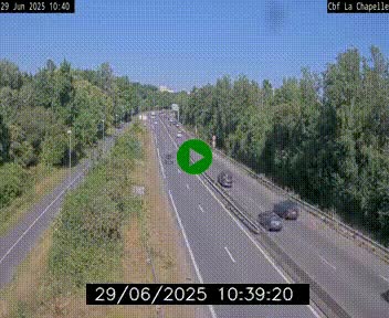 <h2>Webcam sur le périphérique de Nantes (N844) à hauteur de Porte de la Chapelle, au nord de la ville</h2>