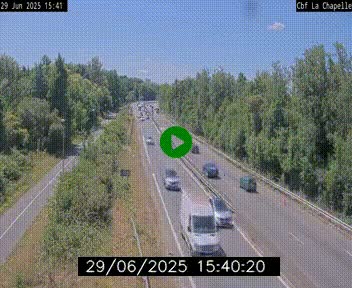 <h2>Webcam sur le périphérique de Nantes (N844) à hauteur de Porte de la Chapelle, au nord de la ville</h2>