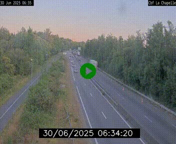 <h2>Webcam sur le périphérique de Nantes (N844) à hauteur de Porte de la Chapelle, au nord de la ville</h2>