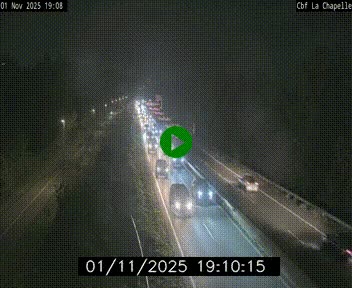 <h2>Webcam sur le périphérique de Nantes (N844) à hauteur de Porte de la Chapelle, au nord de la ville</h2>