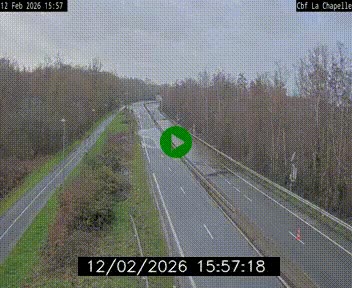 <h2>Webcam sur le périphérique de Nantes (N844) à hauteur de Porte de la Chapelle, au nord de la ville</h2>