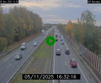 Webcam sur le périphérique de Rennes (N136) à hauteur de Maurepas, au nord de la ville