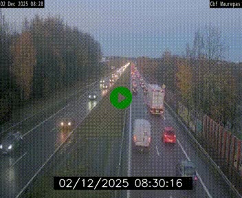 <h2>Webcam sur le périphérique de Rennes (N136) à hauteur de Maurepas, au nord de la ville</h2>