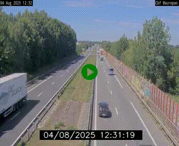 Webcam sur le périphérique de Rennes (N136) à hauteur de Maurepas, au nord de la ville