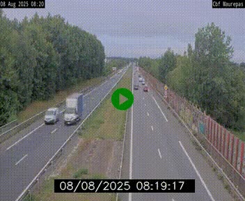 Webcam sur le périphérique de Rennes (N136) à hauteur de Maurepas, au nord de la ville