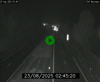 Webcam sur le périphérique de Rennes (N136) à hauteur de Maurepas, au nord de la ville