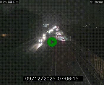 <h2>Webcam sur le périphérique de Rennes (N136) à hauteur de Maurepas, au nord de la ville</h2>