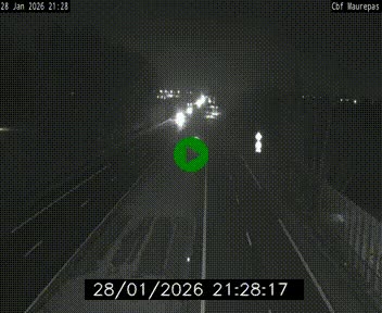 <h2>Webcam sur le périphérique de Rennes (N136) à hauteur de Maurepas, au nord de la ville</h2>