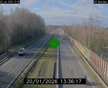 <h2>Webcam sur le périphérique de Rennes (N136) à hauteur de Maurepas, au nord de la ville</h2>