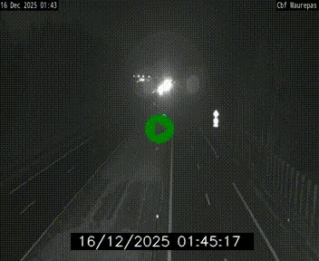 Webcam sur le périphérique de Rennes (N136) à hauteur de Maurepas, au nord de la ville