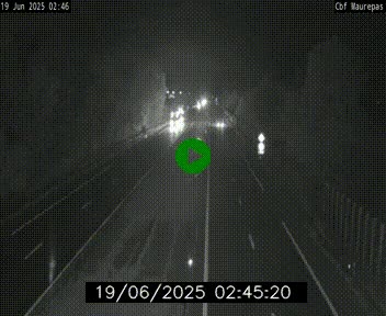 Webcam sur le périphérique de Rennes (N136) à hauteur de Maurepas, au nord de la ville