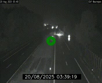 Webcam sur le périphérique de Rennes (N136) à hauteur de Maurepas, au nord de la ville