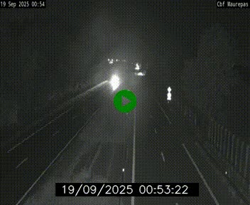Webcam sur le périphérique de Rennes (N136) à hauteur de Maurepas, au nord de la ville