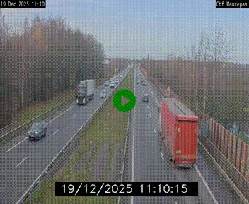 Webcam sur le périphérique de Rennes (N136) à hauteur de Maurepas, au nord de la ville