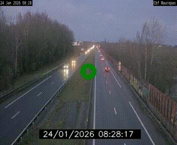 <h2>Webcam sur le périphérique de Rennes (N136) à hauteur de Maurepas, au nord de la ville</h2>