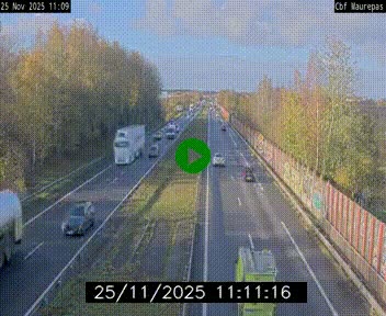 <h2>Webcam sur le périphérique de Rennes (N136) à hauteur de Maurepas, au nord de la ville</h2>