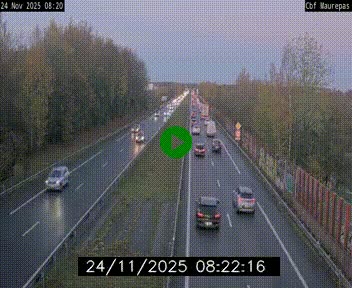 <h2>Webcam sur le périphérique de Rennes (N136) à hauteur de Maurepas, au nord de la ville</h2>