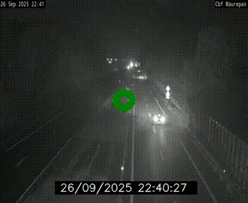 Webcam sur le périphérique de Rennes (N136) à hauteur de Maurepas, au nord de la ville