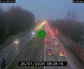 <h2>Webcam sur le périphérique de Rennes (N136) à hauteur de Maurepas, au nord de la ville</h2>