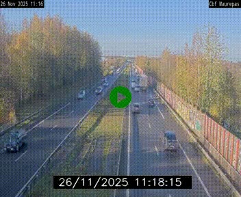 <h2>Webcam sur le périphérique de Rennes (N136) à hauteur de Maurepas, au nord de la ville</h2>
